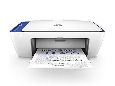 HP DeskJet 2622 All-in-One Compact Printer, Works with Alexa - White (V1N07A) Fashion