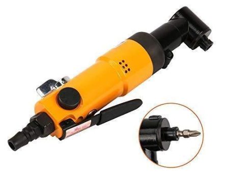 Pneumatic 90 Degree Right Angle Air Screwdriver Reversible Type Air Tool 9000RPM Online now