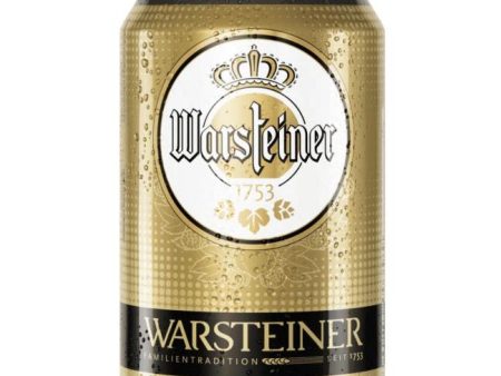 (24pk cans)-Warsteiner Pilsener Beer, Germany (330ml) Cheap