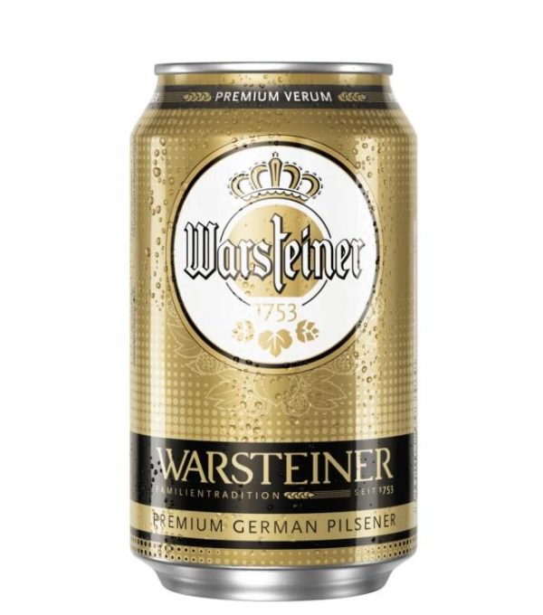 (24pk cans)-Warsteiner Pilsener Beer, Germany (330ml) Cheap