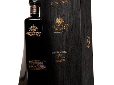 Adictivo Extra Rare Black Edition Extra Anejo Tequila 14 Years, Mexico (750ml) Cheap