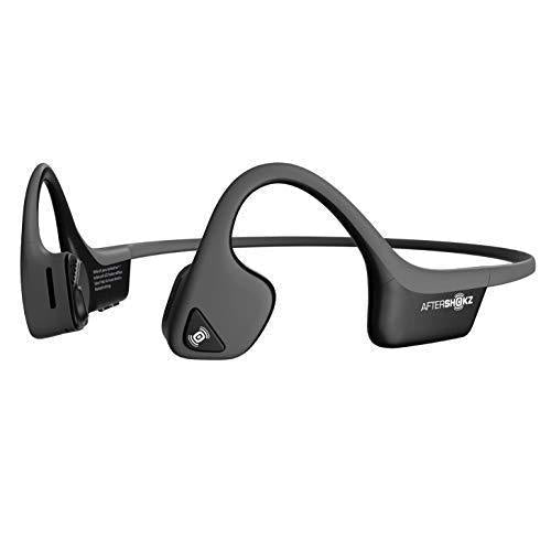 AFTERSHOKZ Air Open Ear Wireless Bone Conduction Headphones, Slate Grey, AS650SG For Cheap