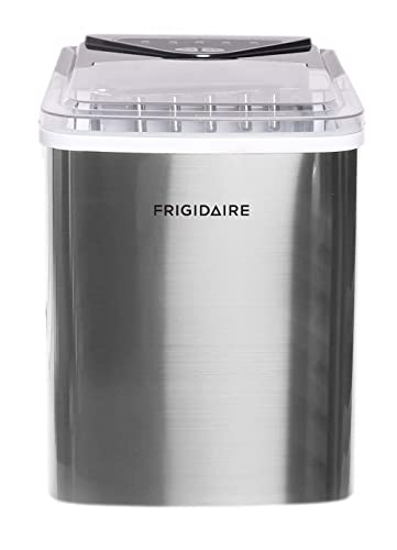 Frigidaire EFIC123-SS Counter Top Maker, Produces 26 pounds Ice per Day, Stainless Steel, Stainless Online Sale