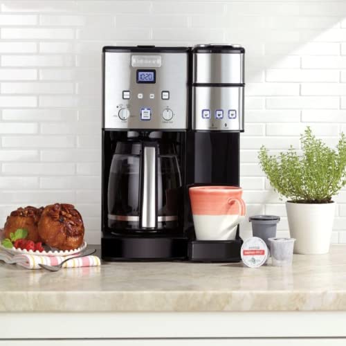 Cuisinart SS-15P1 Coffeemaker and Single-Serve Brewer Coffee Center, 12-Cup Glass, Stainless Steel Sale