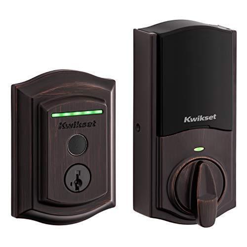 Kwikset Halo Touch Traditional Arched Wi-Fi Fingerprint Smart Lock No Hub Required featuring SmartKey Security in Venetian Bronze (99590-002) Online