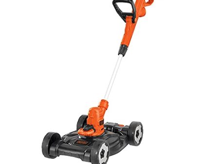 BLACK+DECKER 3-in-1 String Trimmer Edger & Lawn Mower, 6.5-Amp, 12-Inch, Corded (MTE912) (Power cord not included) For Sale