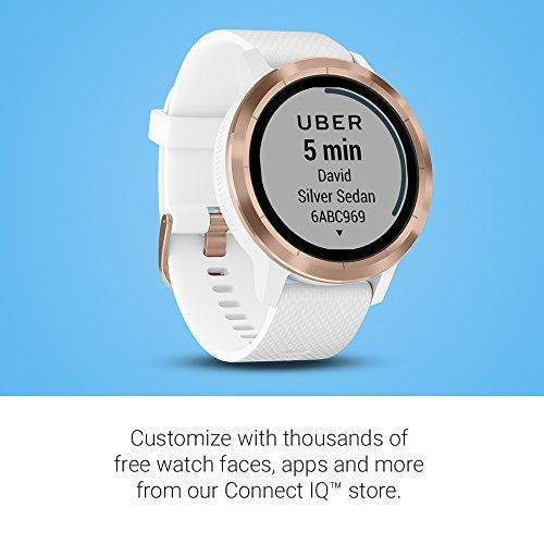 Garmin 010-01769-09 Vívoactive 3, GPS Smartwatch with Contactless Payments and Built-in Sports Apps, White Rose Gold For Cheap