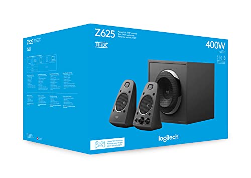 Logitech Z625 Powerful THX® Certified 2.1 Speaker System with Optical Input Fashion