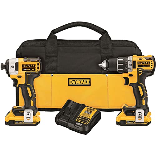 DEWALT 20V Max XR Cordless Drill Combo Kit, Brushless, 2-Tool (DCK283D2) Online