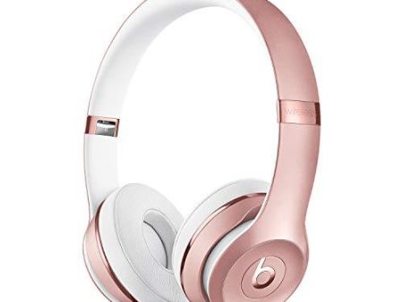 Beats Solo3 Wireless On-Ear Headphones - Apple W1 Headphone Chip, Class 1 Bluetooth, 40 Hours of Listening Time, Built-in Microphone - Rose Gold (Latest Model) Cheap