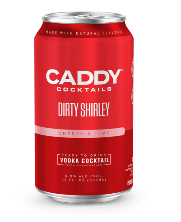 Caddy Clubhouse  Dirty Shirley  Vodka Cocktail, USA (4pk 12oz Cans) Hot on Sale