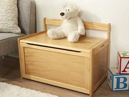 Wooden Toy Chest - Gray For Cheap