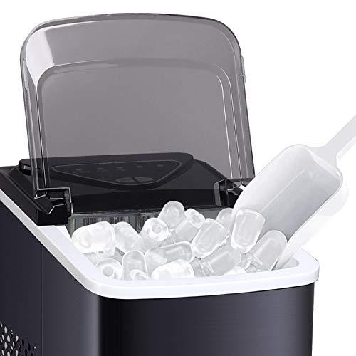 Northair Stainless Steel Portable Countertop Ice Maker with Ice Scoop and Basket 26 lb. Daily Capacity - Black Discount