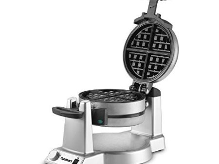 Cuisinart WAF-F20 Double Belgian Maker Waffle Iron, Silver For Sale