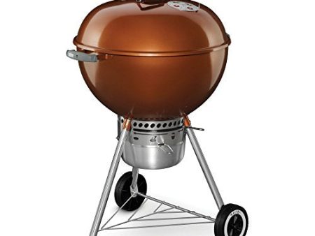 Weber Original Kettle Premium Charcoal Grill, 22-Inch, Copper For Discount