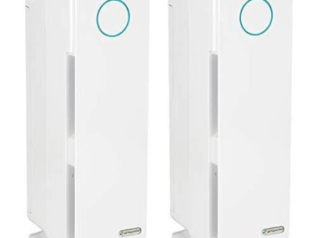 Germ Guardian True HEPA Filter Air Purifier, UV Light Sanitizer, Eliminates Germs, Filters Allergies, Pets, Pollen, Smoke, Dust, Mold, Odors, Quiet 22 inch 5-in-1 Air Purifier for Home AC4300WPT, 2PK Online now