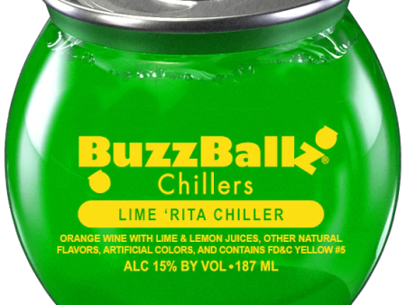 (4 pk) Buzz Ballz Lime Rita Chiller, Texas, USA (187ml) Online