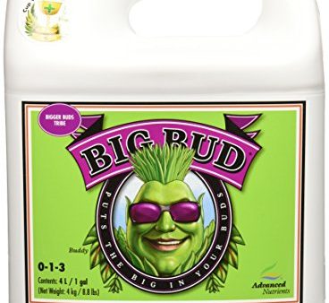 Advanced Nutrients GL525050-15 Big Bud Liquid Fertilizer, 4 Liter, Brown A Hot on Sale