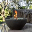 Terra Flame Tabletop Fire Bowls – Graphite Table Top Fire Bowl for Indoor and Outdoor, Portable Fireplace and Table Top Fire Pit for Patio, Basin Design Centrepiece Hot on Sale