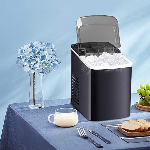 Northair Stainless Steel Portable Countertop Ice Maker with Ice Scoop and Basket 26 lb. Daily Capacity - Black Discount