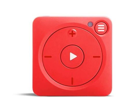 Mighty Vibe Spotify and Amazon Music Player - Bluetooth & Wired Headphones - 1,000+ Song Storage - No Phone Needed - Red Supply