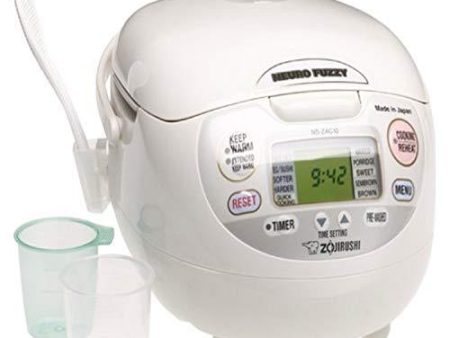 Zojirushi Neuro Fuzzy Rice Cooker, 5.5-Cup, Premium White Discount