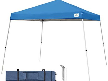 Caravan Canopy 21207800020 12x12 V-Series 2 Instant Canopy Kit, 12 x12  base; 9 x9  top, Blue Fashion