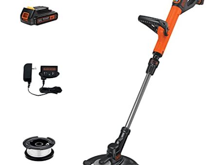 BLACK+DECKER 20V Max String Trimmer Edger, 12-Inch (LSTE525) on Sale