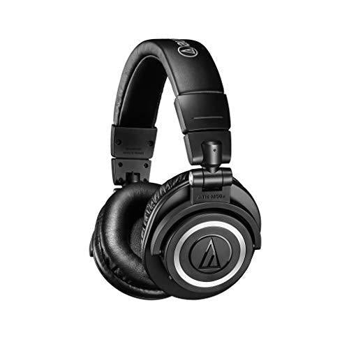 Audio-Technica ATHM50XBT Wireless Bluetooth Over-Ear Headphones, Black For Cheap