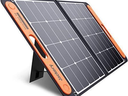 Jackery SolarSaga 60W Solar Panel for Explorer 160 240 500 as Portable Solar Generator, Portable Foldable Solar Charger for Summer Camping Van RV(Can t Charge Explorer 440  PowerPro) For Discount