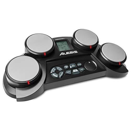 Alesis Compact Kit 4 – Tabletop Electric Drum Set with 70 Electronic   Acoustic Drum Kit Sounds, 4 Pads, Battery- or AC-Power and Drum Sticks Included Online