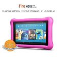 Fire HD 8 Kids Edition Tablet, 8  HD Display, 32 GB, Pink Kid-Proof Case (Previous Generation - 7th) Sale