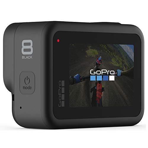 GoPro HERO8 Black Waterproof Action Camera with Touch Screen 4K Ultra HD Video 12MP Photos 1080p Live with Accessory Bundle - 1 Additional GoPro USA Batteries + PNY 64GB U3 microSDHC Card on Sale