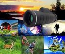 Astronomical Telescopes + Travel Monocular Telescope Scope 70mm Aperture 400mm AZ Mount Astronomical Refractor Telescopes for Kids Adults Beginners - Portable Bag, Smartphone Adapter, Camera Remote Online Hot Sale