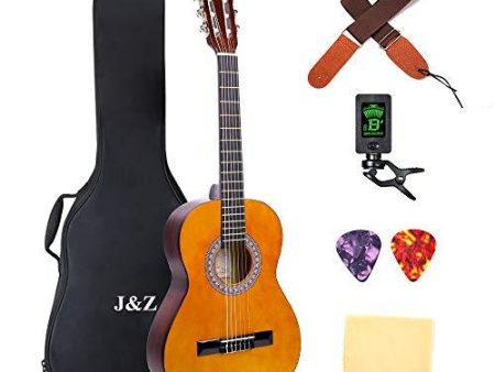 Beginner Guitar Acoustic Classical Guitar 3 4 Junior Size 36 inch Kids Child Student Guitar 6 Nylon Strings Guitar Starter Kits with Waterproof Bag Guitar Clip Tuner Strap Picks Wipe Discount