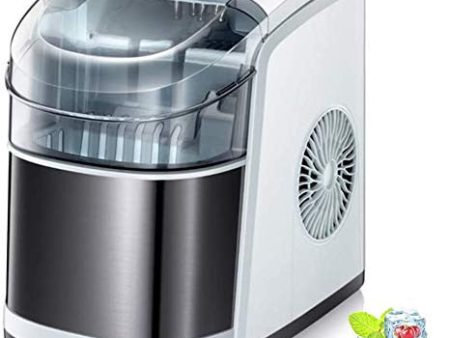 Kismile Countertop Ice Maker Machine,26Lbs 24H Compact Ice Makers,Portable Ice Cube Maker with self-Cleaning Cheap