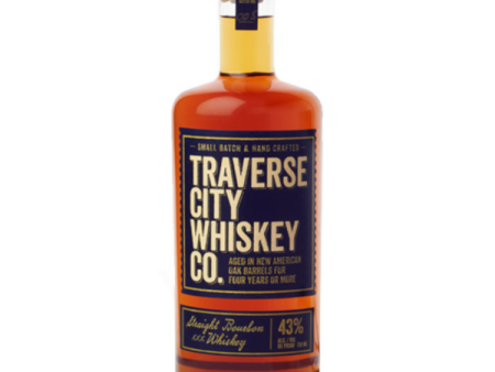 Traverse City Whiskey Co. Straight Bourbon Whiskey, Michigan, USA (750 ml) Online now