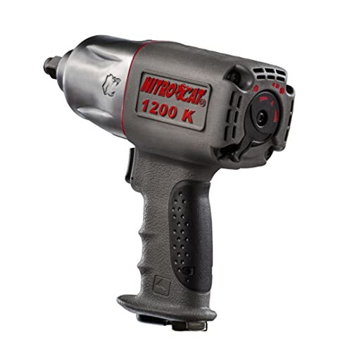 AIRCAT 1200-K 1 2-Inch Nitrocat Kevlar and Composite Twin Clutch Impact Wrench 1295 ft-lbs Online Sale