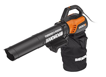 WORX WG510 TURBINEFusion 12 Amp Electric Leaf Blower Mulcher Vacuum Hot on Sale