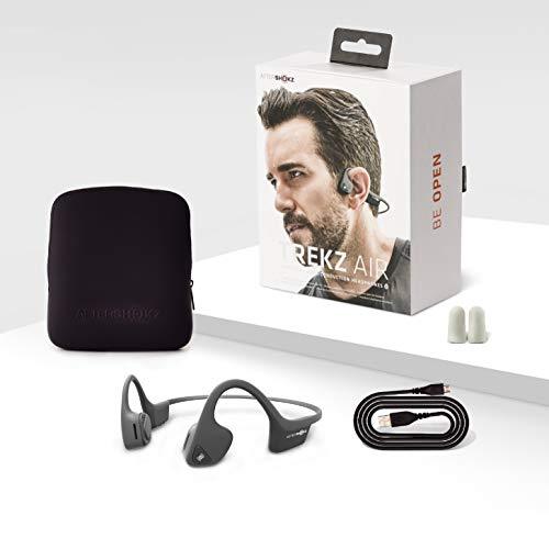 AFTERSHOKZ Air Open Ear Wireless Bone Conduction Headphones, Slate Grey, AS650SG For Cheap