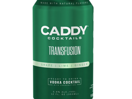 Caddy Clubhouse  The Driver Transfusion  Vodka Cocktail, USA (4pk 12oz Cans) Supply