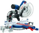 BOSCH GCM12SD 15 Amp 12 Inch Corded Dual-Bevel Sliding Glide Miter Saw with 60 Tooth Saw Blade For Sale