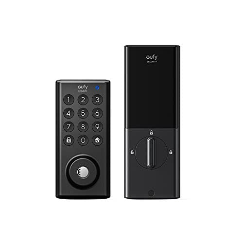 eufy Security Keyless Entry Door Lock, App Control, Bluetooth Electronic Deadbolt, BHMA Certified, IPX3 Weatherproof Protection, Compatible with Wi-Fi Bridge (Sold Separately) Online Hot Sale