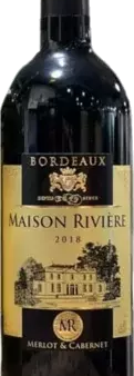 2018 Maison Riviere, Bordeaux, France (750ml) Cheap