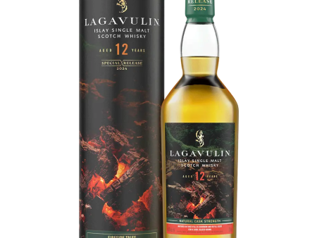 2024 Lagavulin Natural Cask Strength 12 Year Old Single Malt Scotch Whisky, Islay, Scotland (750ml) For Cheap