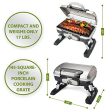 Cuisinart CGG-180TS Petit Gourmet Portable Tabletop Gas Grill, Stainless Steel Online Sale