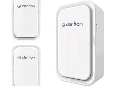 Clarifion - Negative Ion Generator with Highest Output (3 Pack) Filterless Mobile Ionizer Travel Air Purifier, Plug in, Eliminates: Pollutants, Allergens, Germs, Smoke, Bacteria, Pet Dander & More Cheap