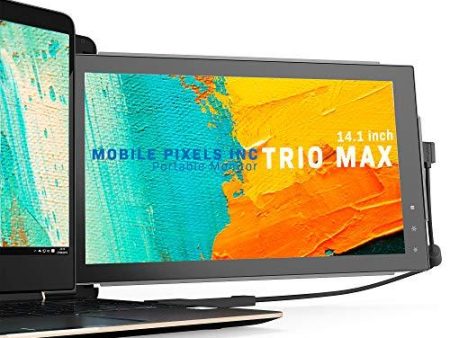 Mobile Pixels Trio Max Portable Monitor, 14   Full HD IPS Dual Triple monitor for laptops, USB C USB A powered portable display,Windows OS Android Switch Compatible (One Monitor Only) Online