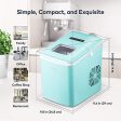 Ice Maker, NOVETE Portable Ice Maker Machine for Countertop, 9 Cubes Ready in 6 Minutes, 28.7 lbs Ice in 24 Hours Home Mini Ice Machine with Ice Scoop and Basket, for Parties Mixed Drinks Supply