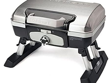 Cuisinart CGG-180TS Petit Gourmet Portable Tabletop Gas Grill, Stainless Steel Online Sale